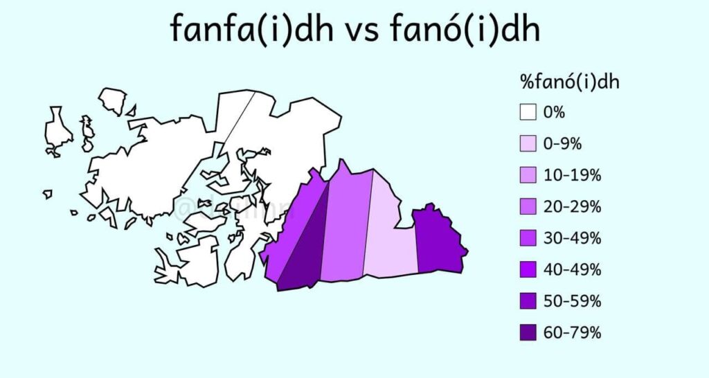 Some (Sub)Dialectal Differences - Gaeilge Chonamara